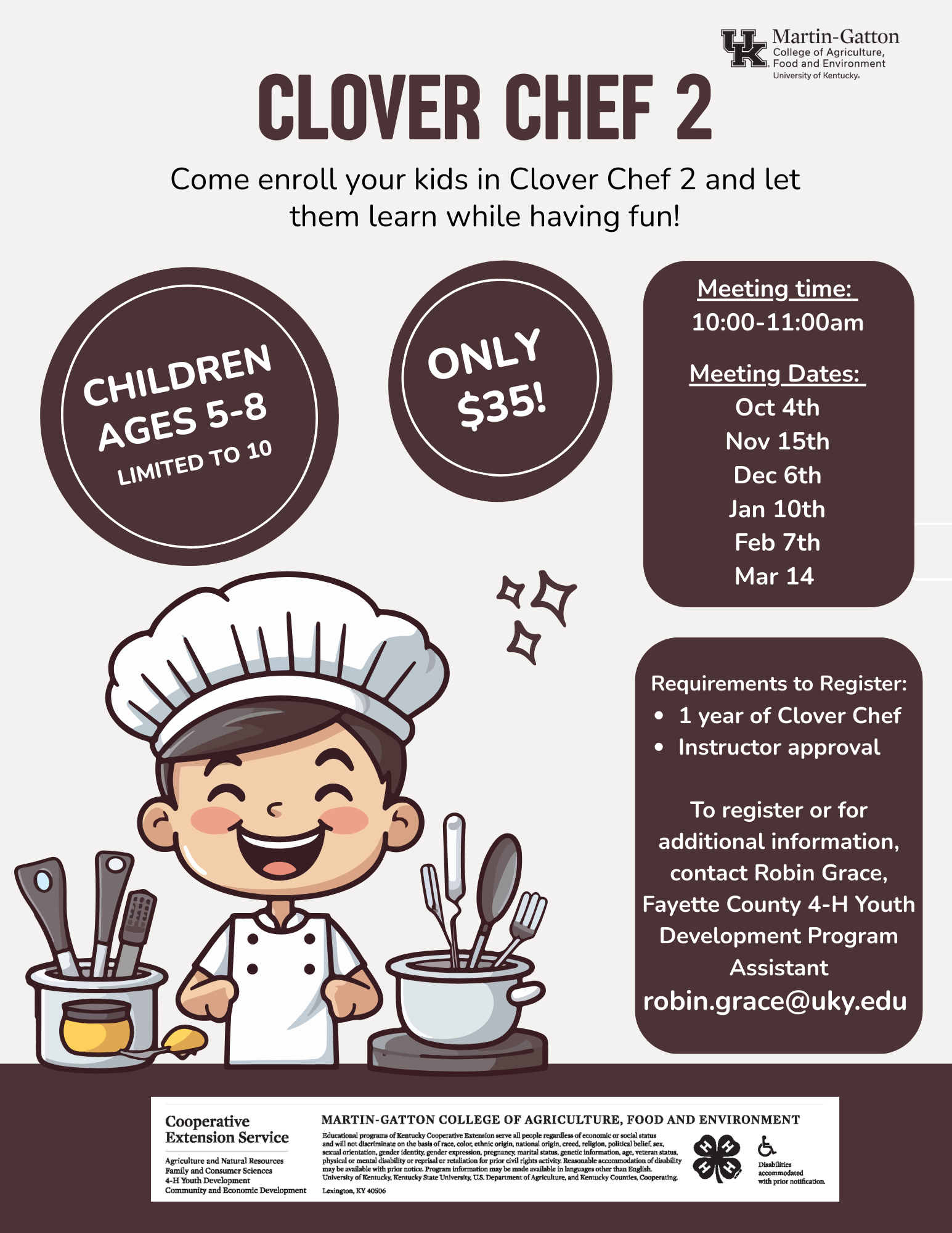 clover chef 2 2025-26