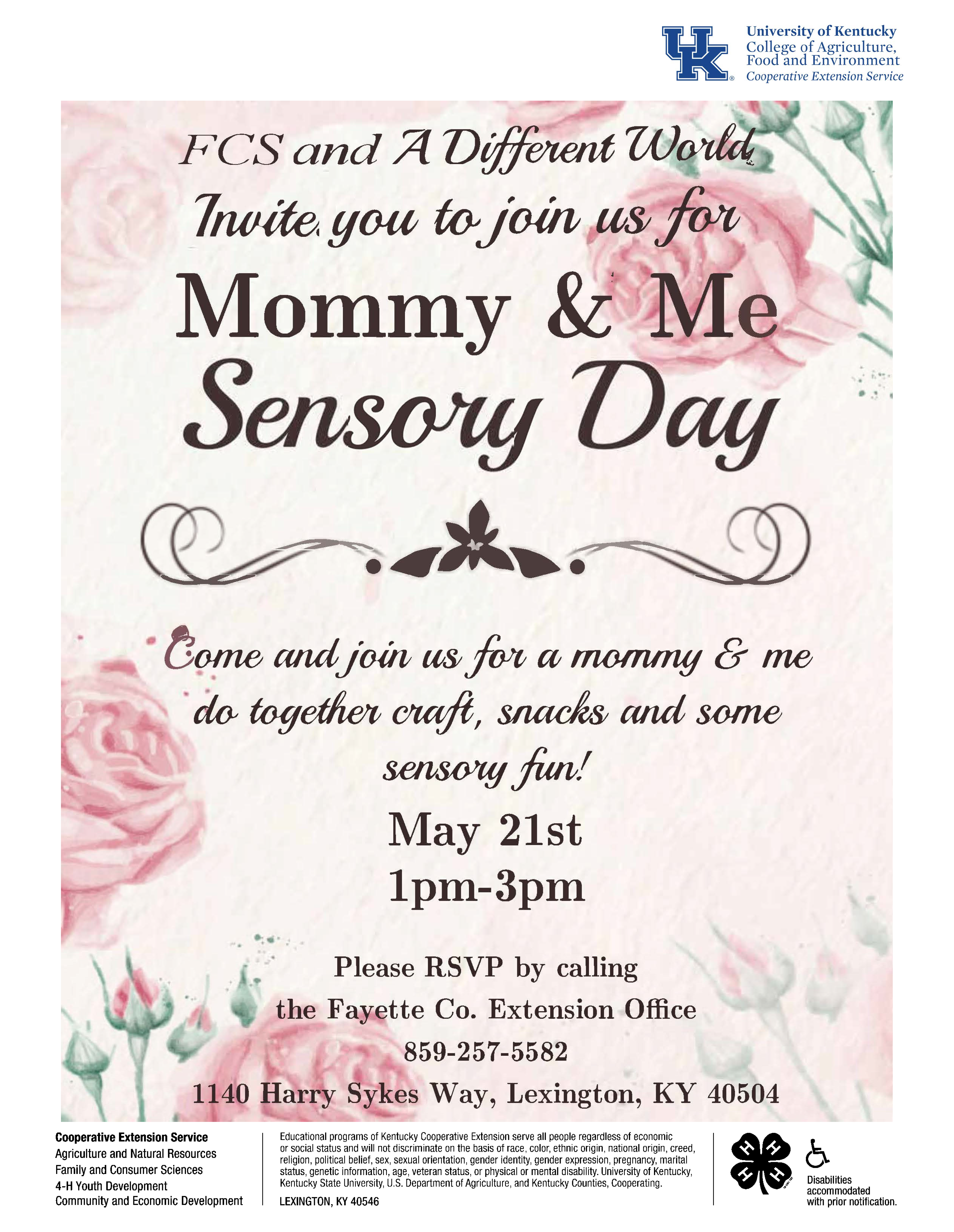 Mommy & Me Sensory Day 2023