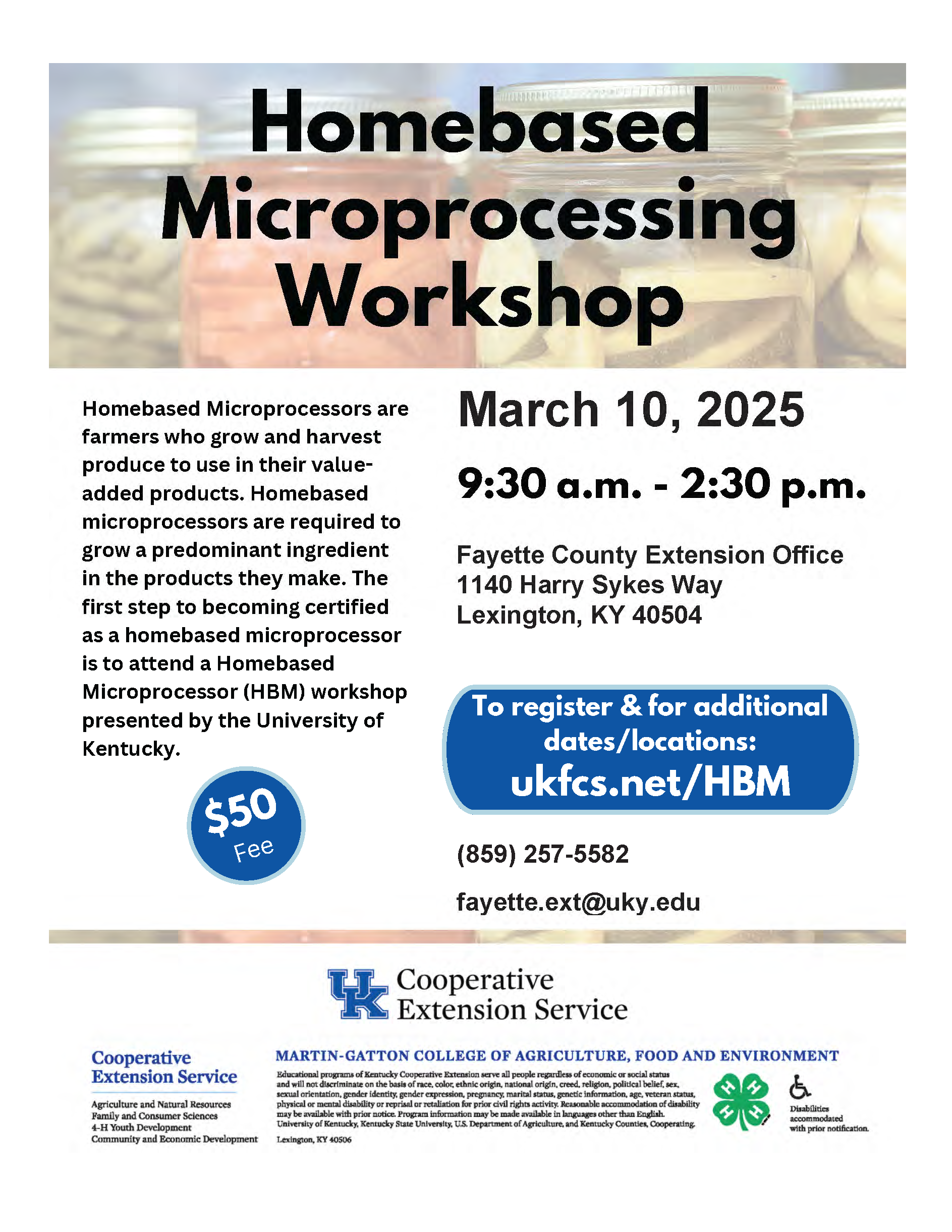 Homebased Micoprocessing Workshop