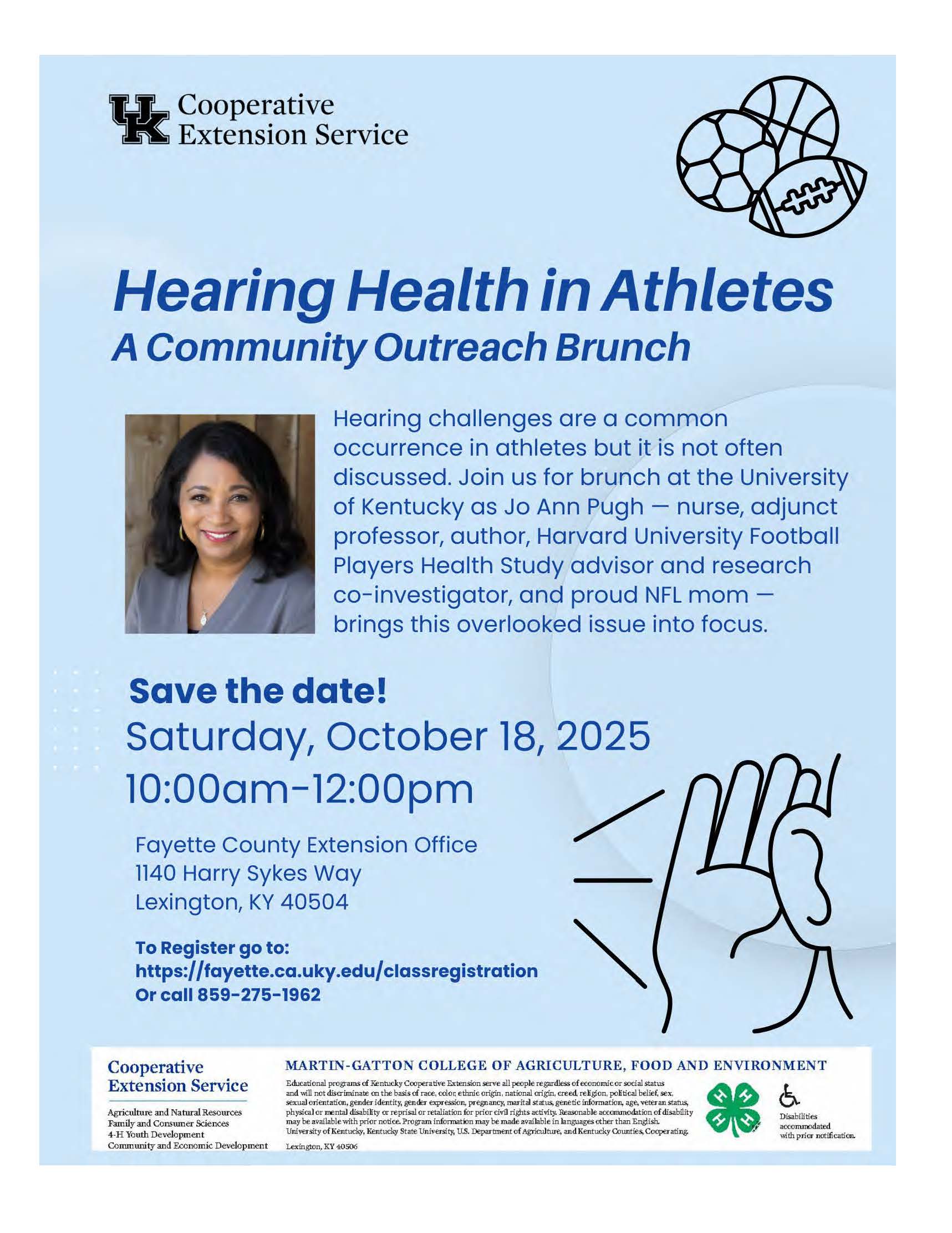 hearing health in athletes october 18 2025