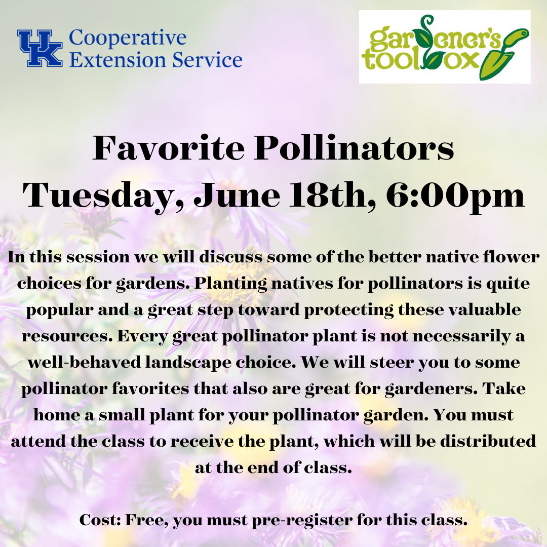 Favorite Natives for Pollinators 2024