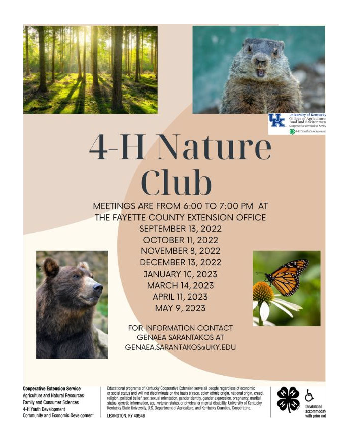 4-H Nature Club