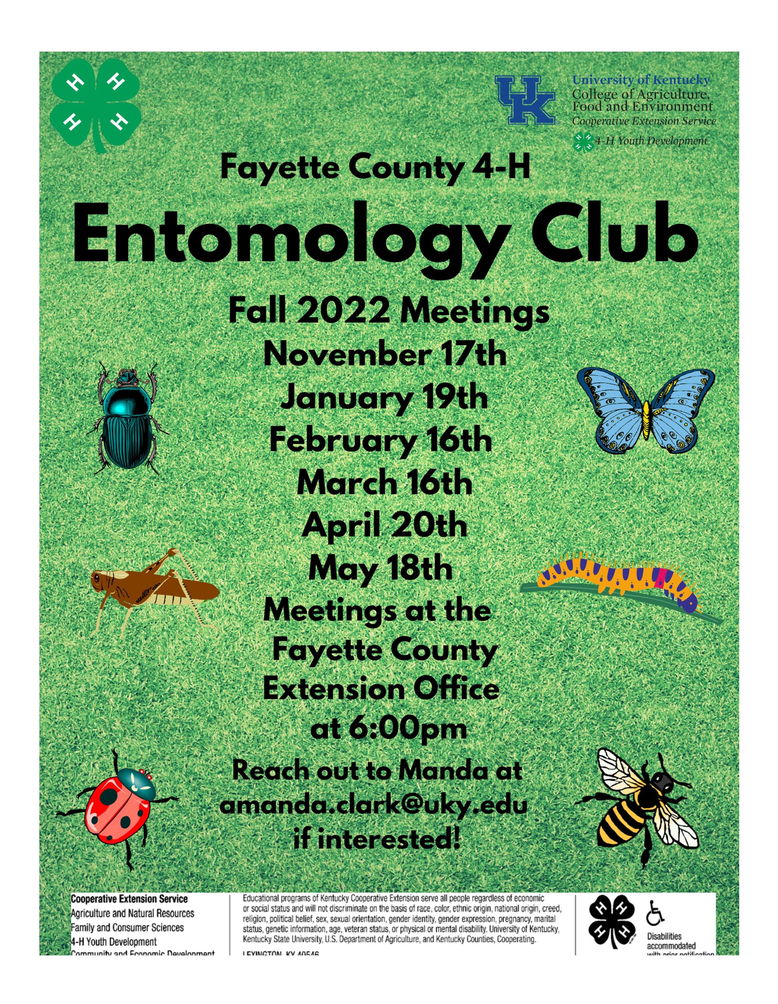 4-H Entomology Club
