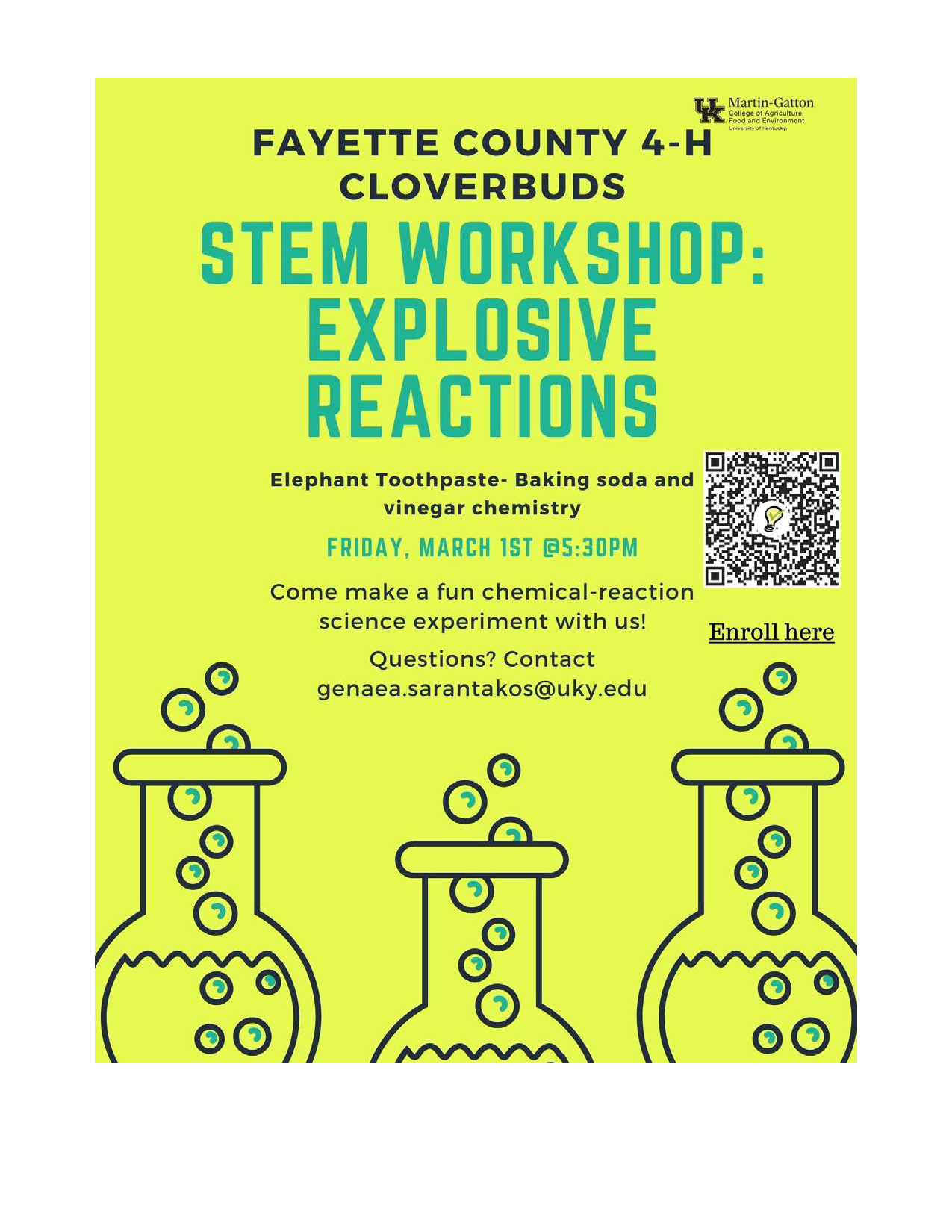 cloverbuds stem explosive reactions