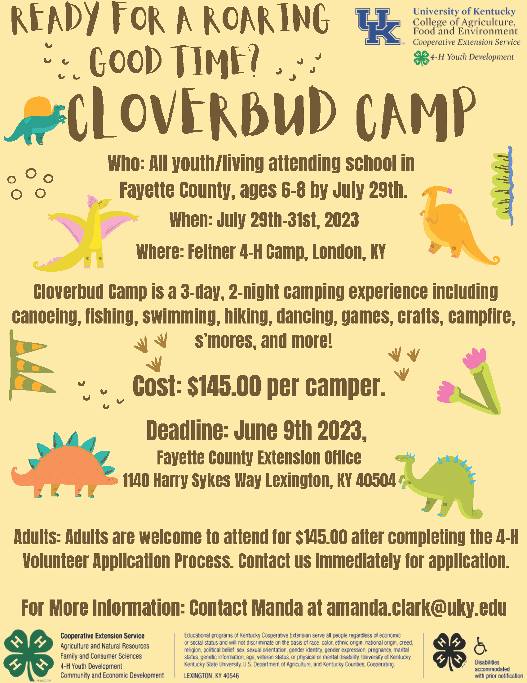 Cloverbud Camp 1