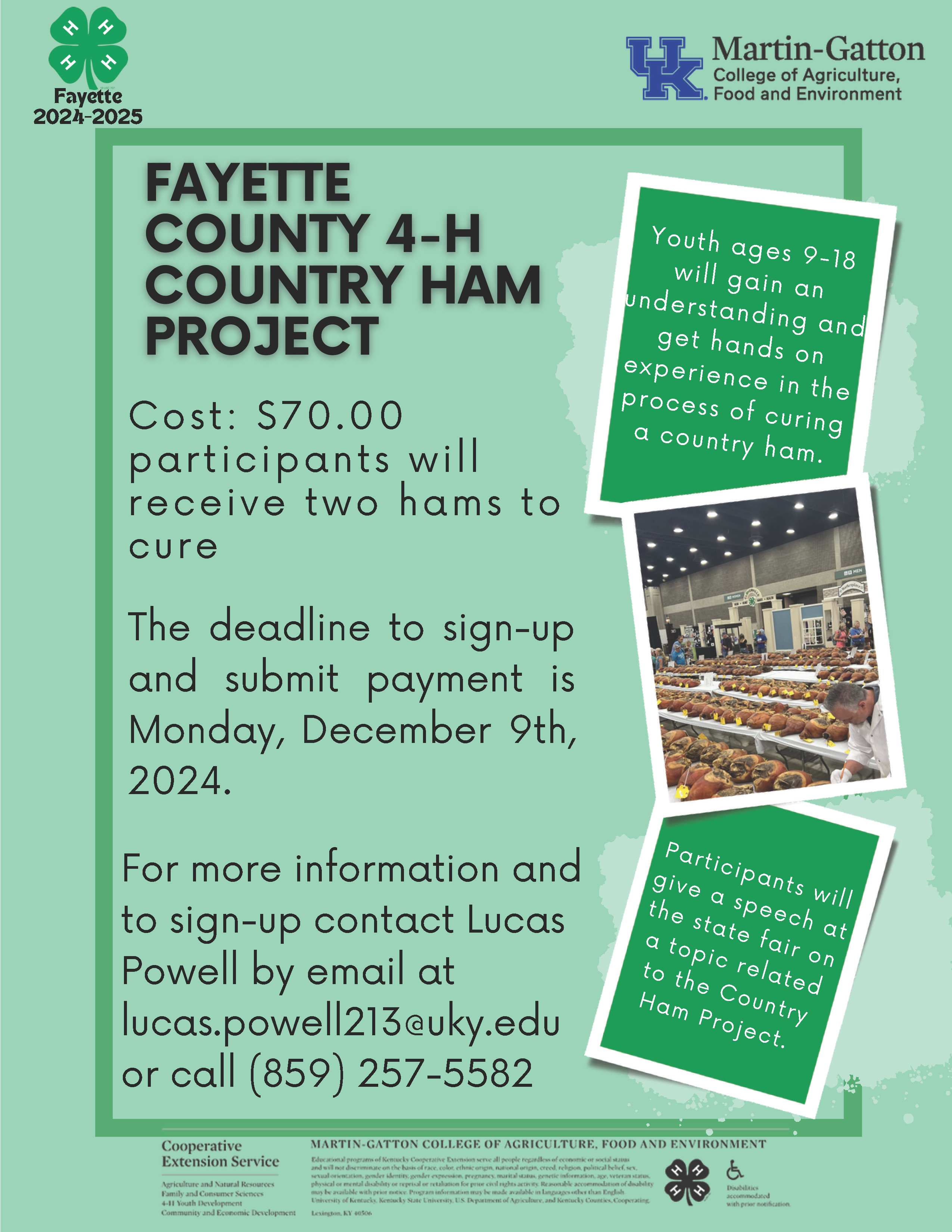 4-H Country Ham 2025