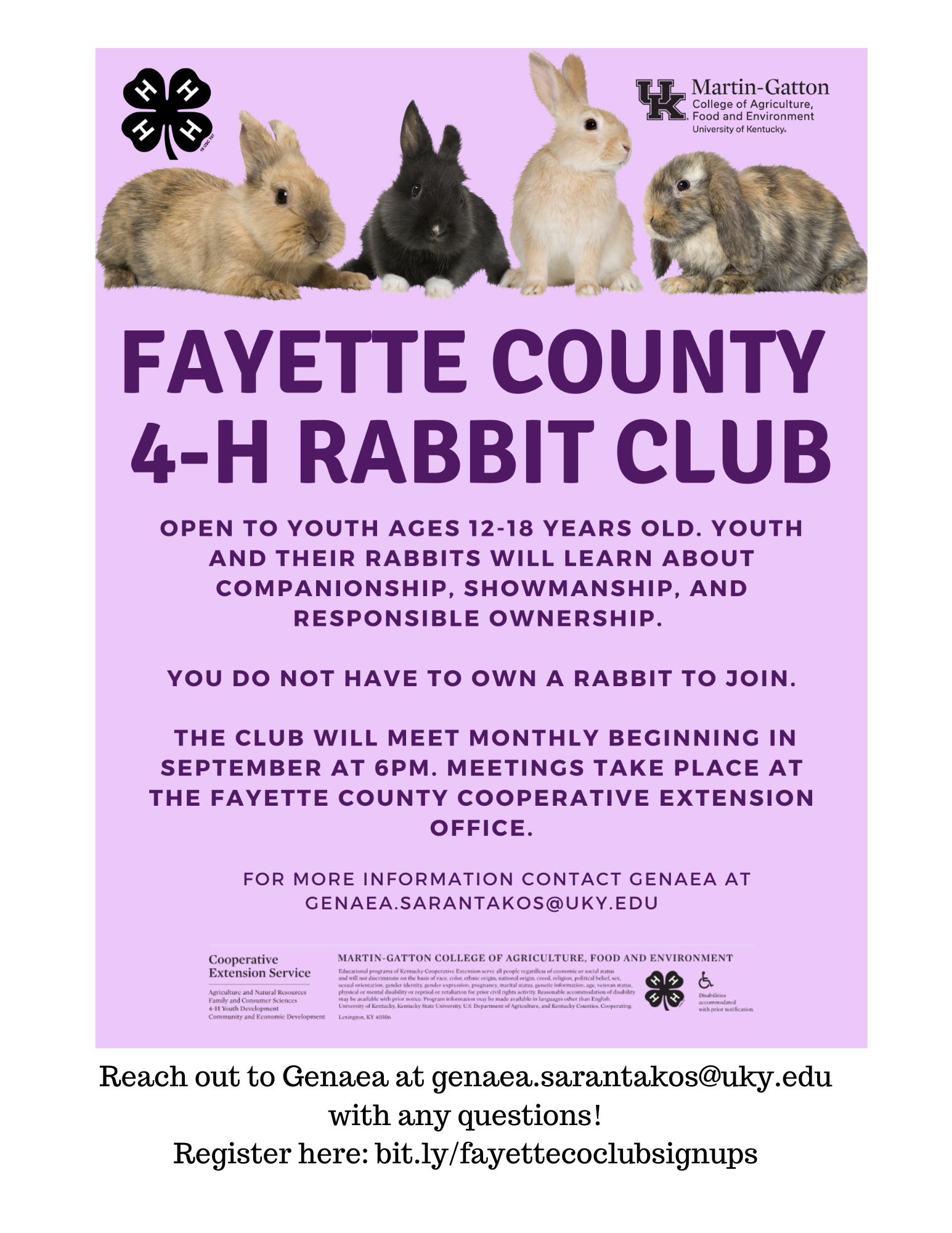 4H Rabbit Club 24-25