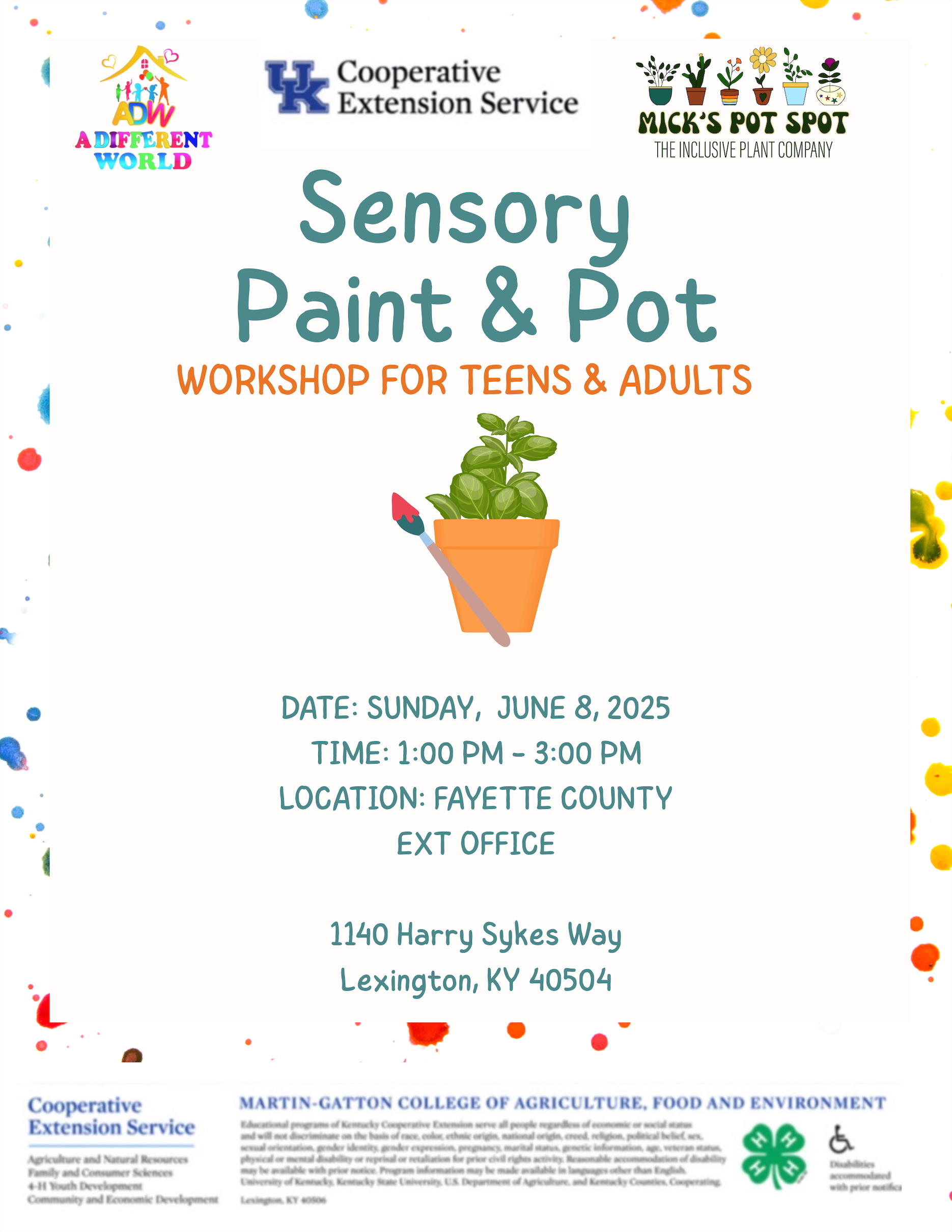 Sensory Paint & Pot