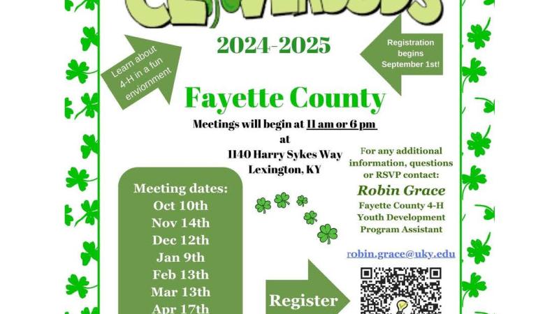 4-H Cloverbuds 2024-25