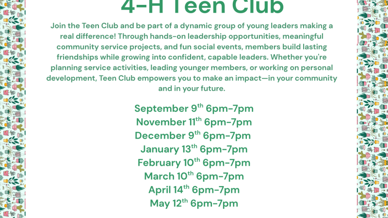teen club 2025-26