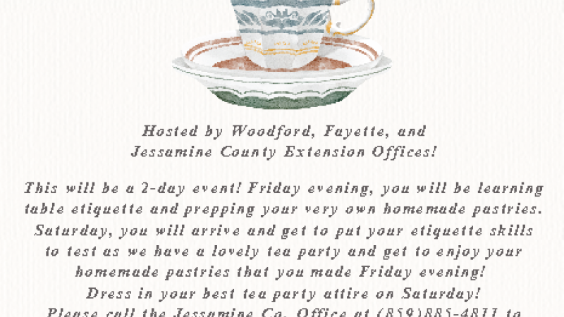 Tea Party May 9 10 2025
