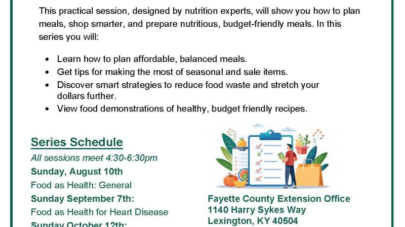 food as health aug 10 sep 7 oct 12 nov 16